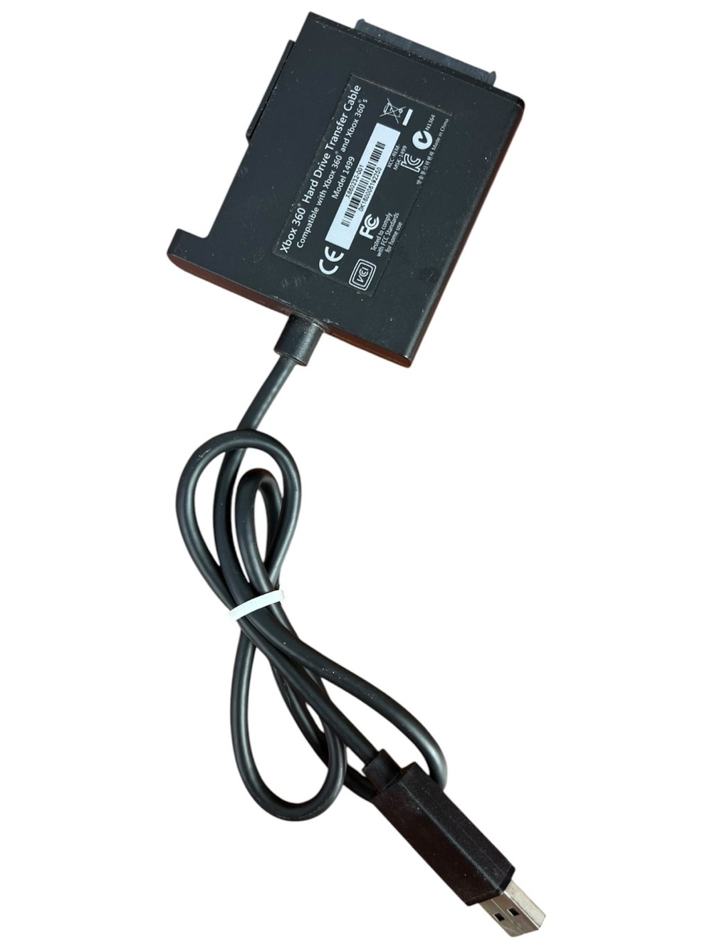 OEM Xbox 360 Hard Drive Transfer Cable Model 1499 Compatible 360 & 360 S Black